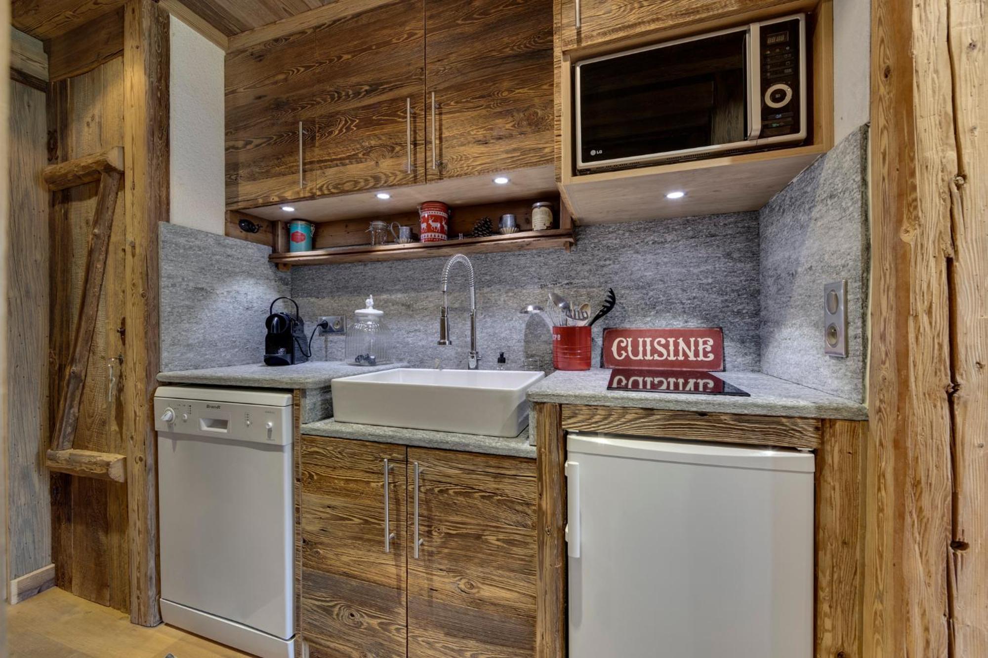 Appartement Esprit Chalet - Splendide Vue Montagne A 180 Val-dʼIsère Exteriör bild