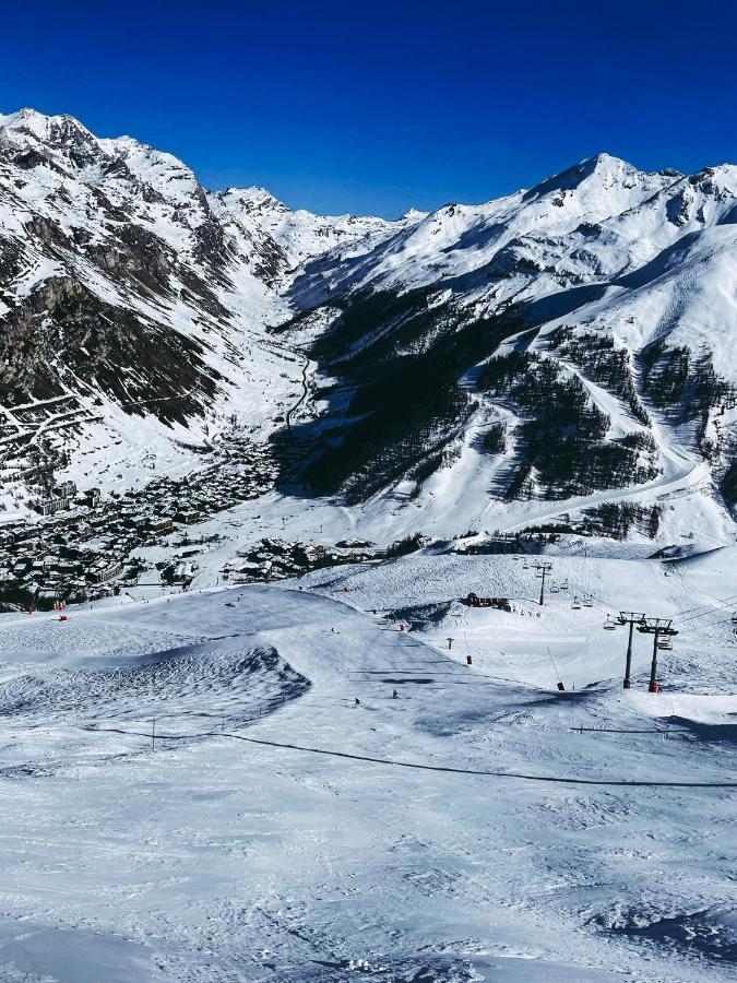 Appartement Esprit Chalet - Splendide Vue Montagne A 180 Val-dʼIsère Exteriör bild