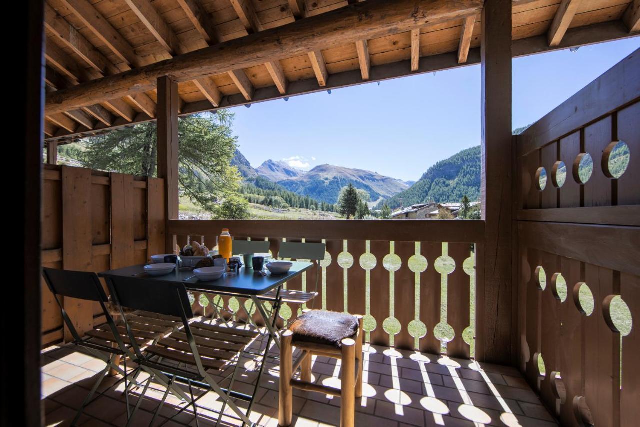 Appartement Esprit Chalet - Splendide Vue Montagne A 180 Val-dʼIsère Exteriör bild
